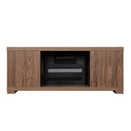 Richmond Fireplace with 2 Drawers FP1-BR in Black Brown