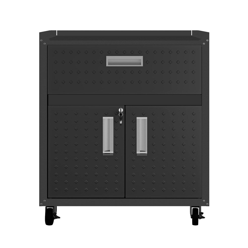 Fortress 3 Piece Garage Set 15GMC-CH in Charcoal Grey