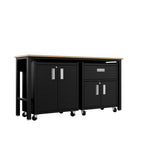 Fortress 3 Piece Garage Set 15GMC-CH in Charcoal Grey