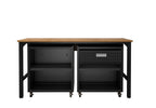 Fortress 3 Piece Garage Set 15GMC-CH in Charcoal Grey