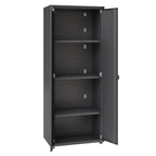 Fortress Garage Cabinet 1GMCF-CH in Charcoal Grey