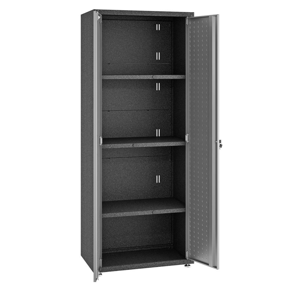 Garage Cabinet with 4 Shelves 1GMCF in Grey