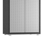 Garage Cabinet with 4 Shelves 1GMCF in Grey