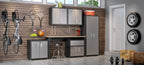 Garage Cabinet with 4 Shelves 1GMCF in Grey