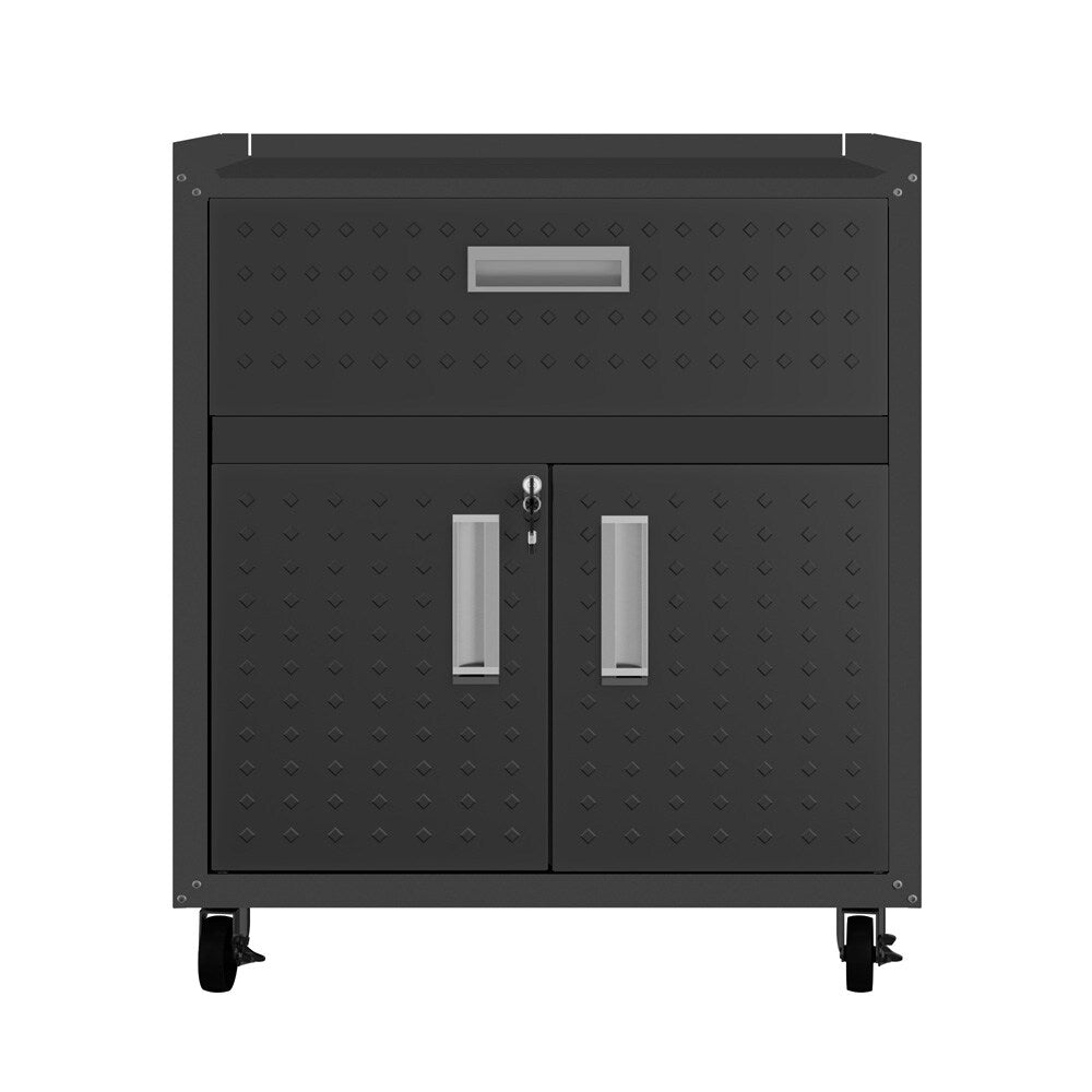 Fortress 6 Piece Garage Set 6-GGGG-CH in Charcoal Grey