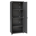 Fortress 6 Piece Garage Set 6-GGGG-CH in Charcoal Grey