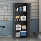 Fortress 6 Piece Garage Set 6-GGGG-CH in Charcoal Grey