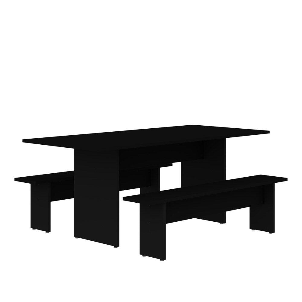 Nomad 3-Piece Dining Table Set with MDF Legs 126GMC2