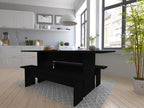 Nomad 3-Piece Dining Table Set with MDF Legs 126GMC2