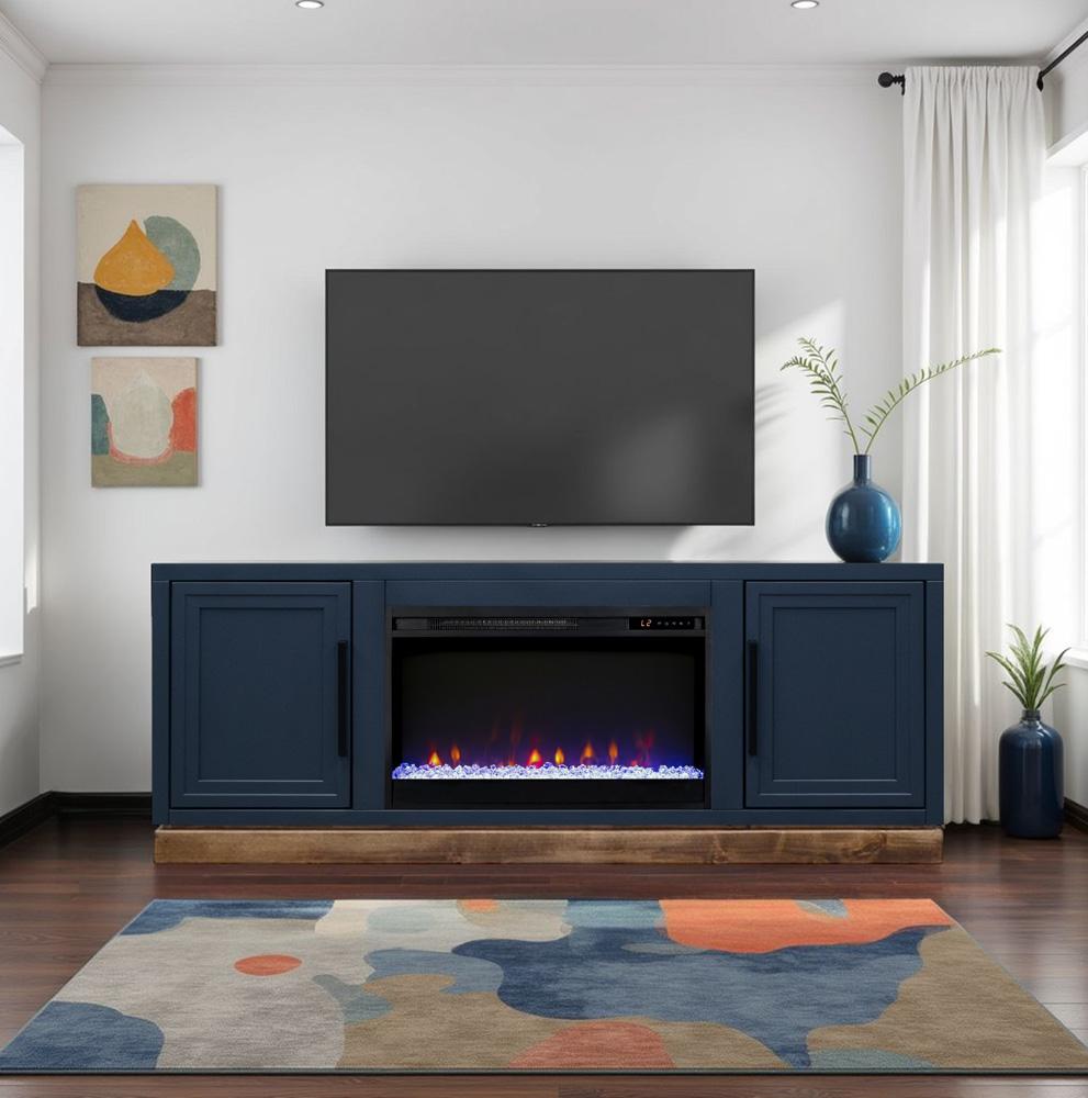 Nora 64in Fireplace TV Stand NO5210.BWK