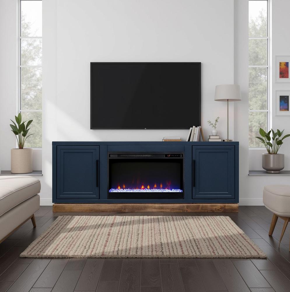 Nora 64in Fireplace TV Stand NO5210.BWK