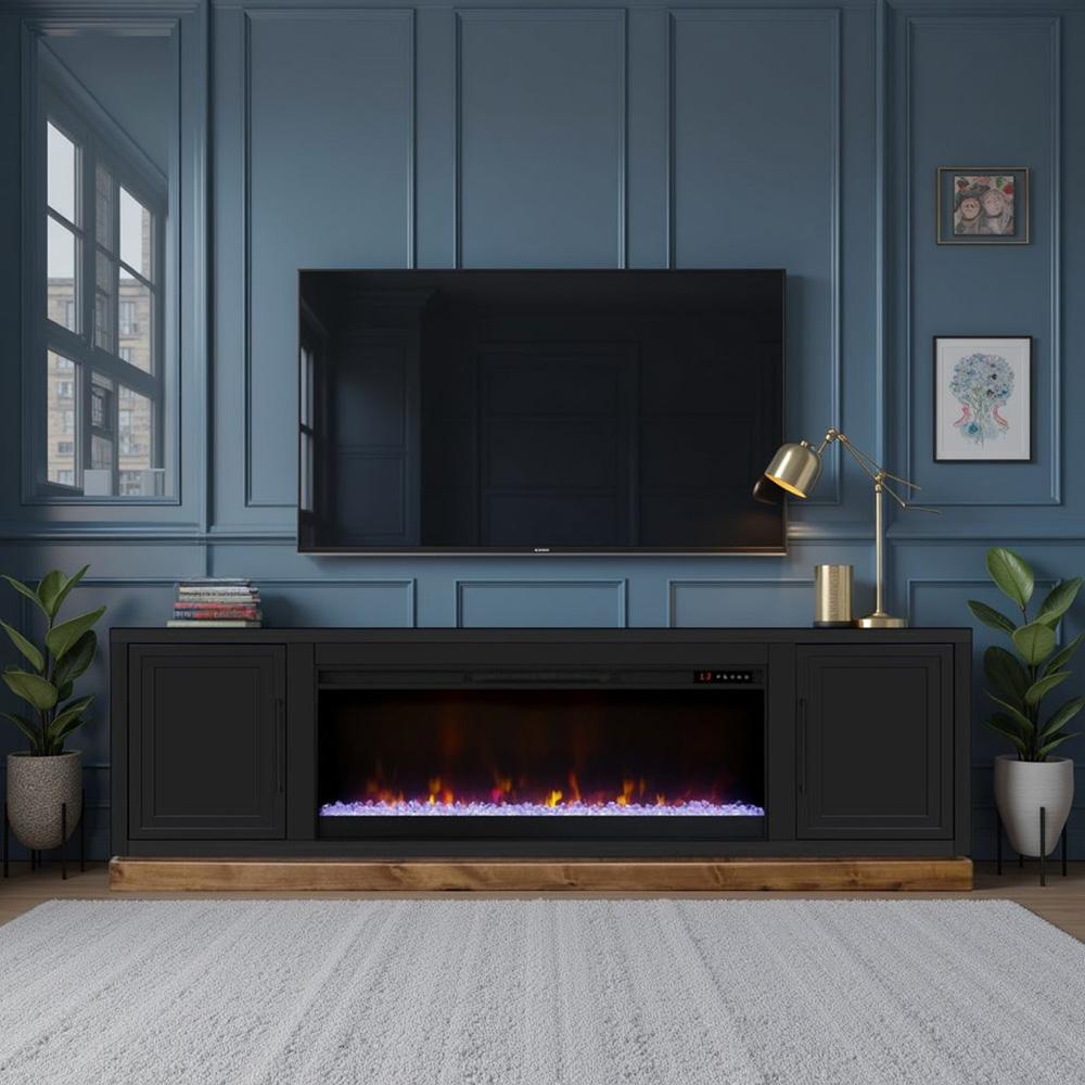 Nora 81in Fireplace TV Stand NO5410.SWK
