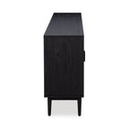 Edris 4-Door Wood Sideboard Buffet 52004181 in Black