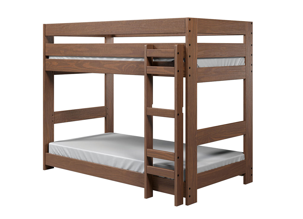 Melitta - Twin/Twin Bunk Bed, Mahogany