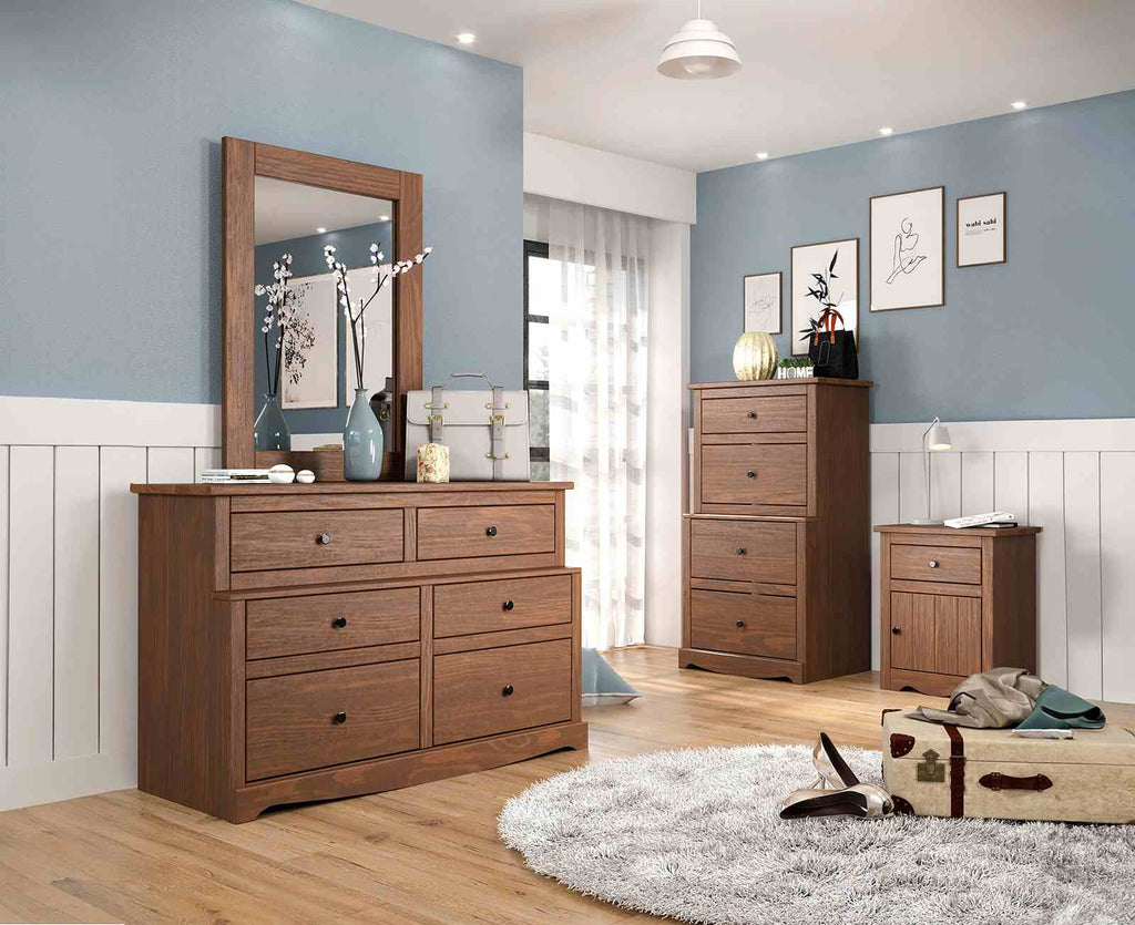 Stavros - Nightstand, Mahogany