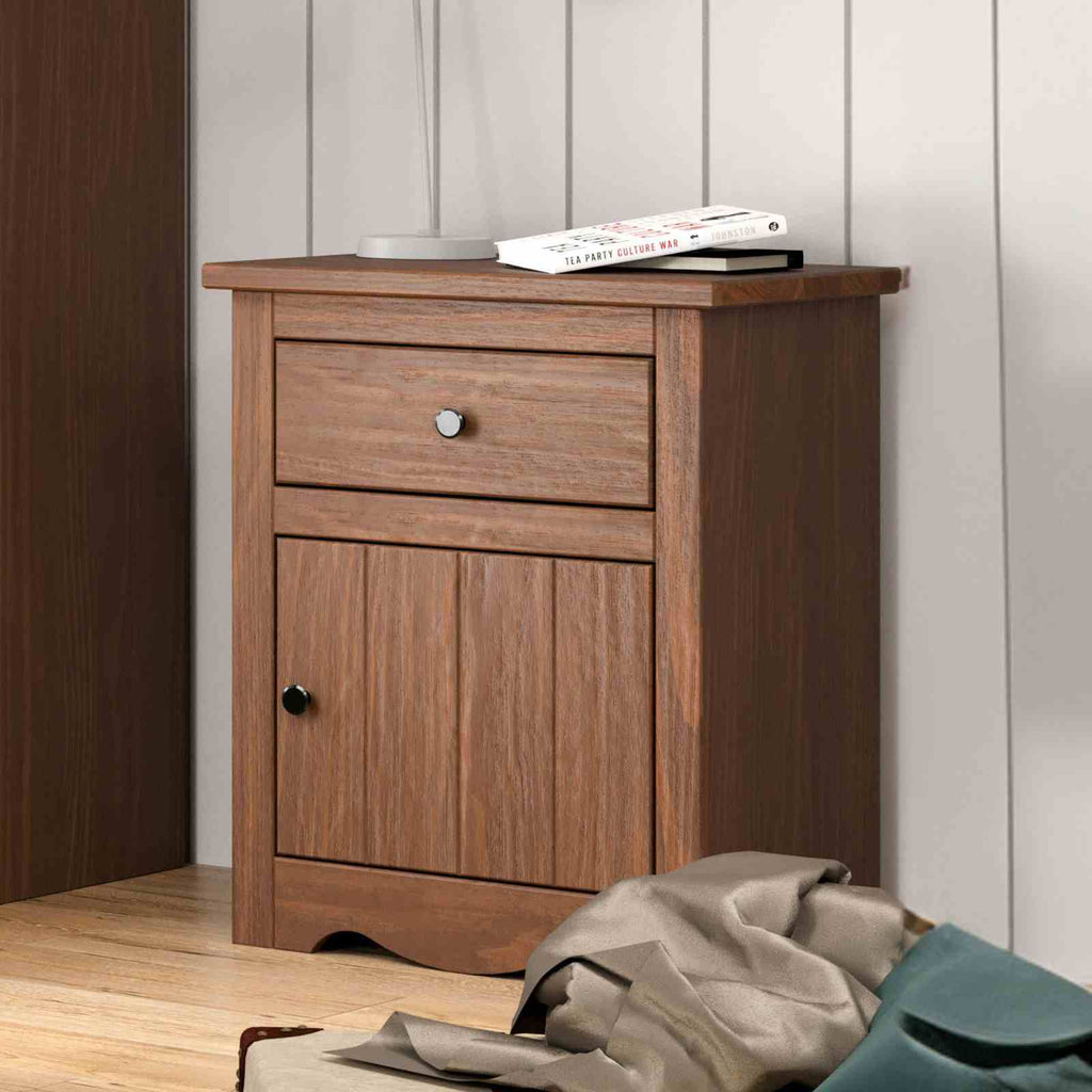 Stavros - Nightstand, Mahogany