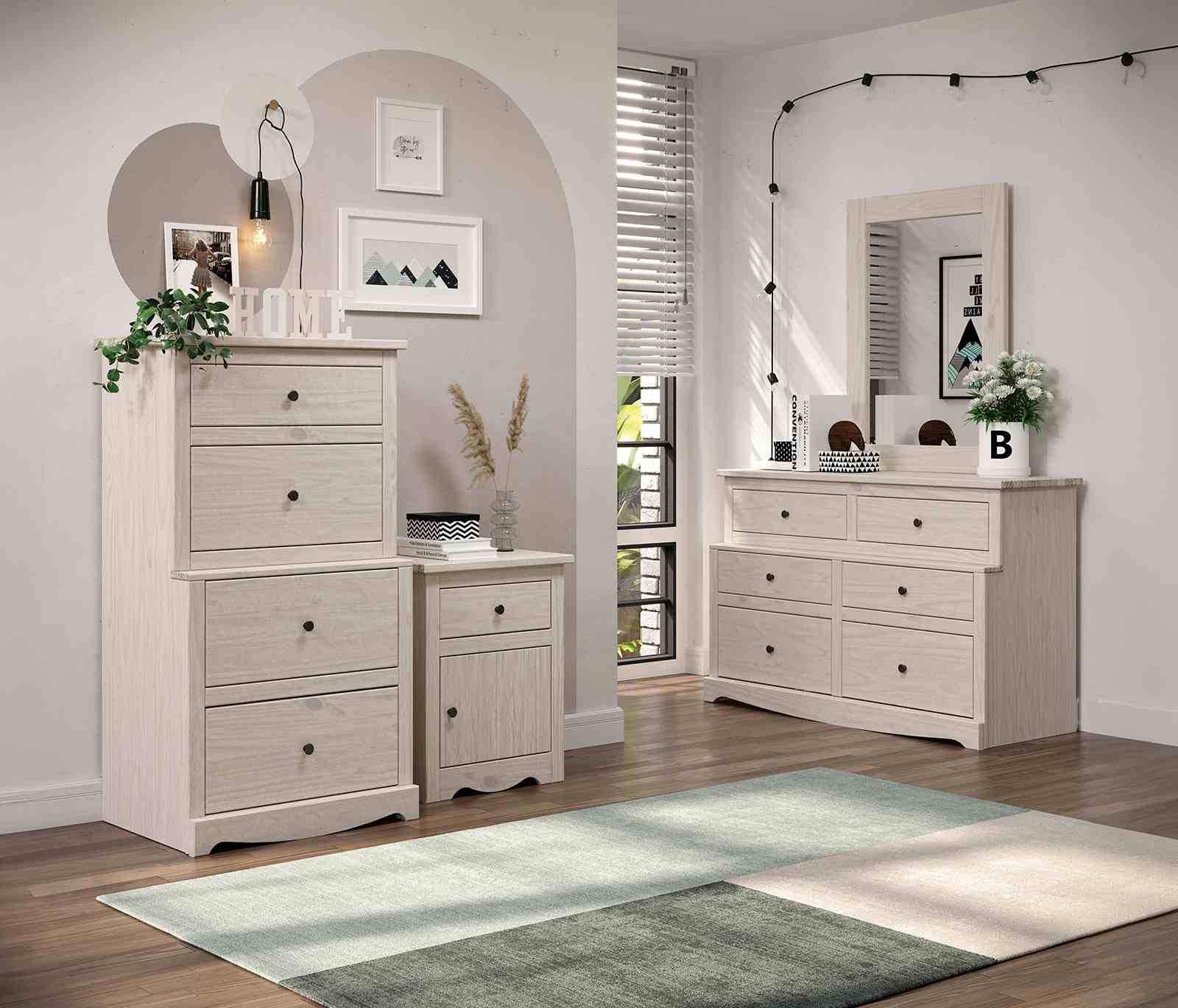Stavros - Nightstand, White