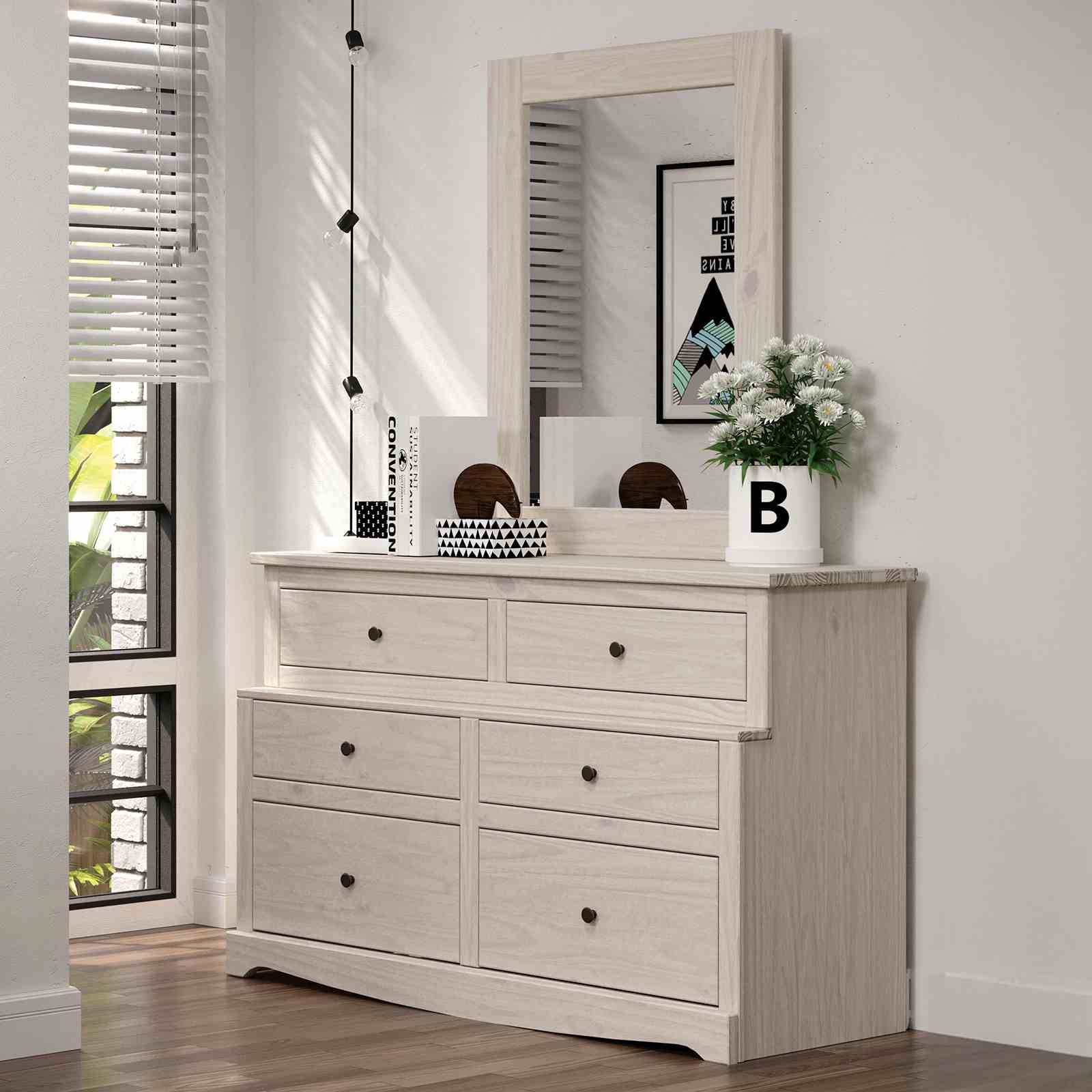 Stavros - Dresser, White