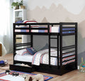 California Bunk Bed, Twin/Twin, Black