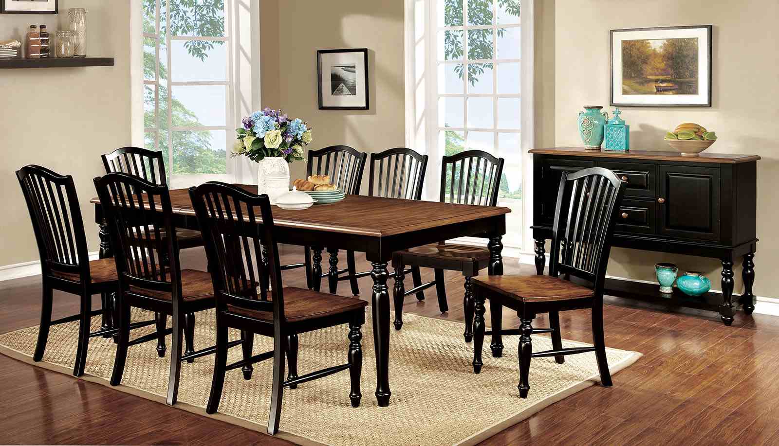 Mayville - 9 Pc. Dining Table Set