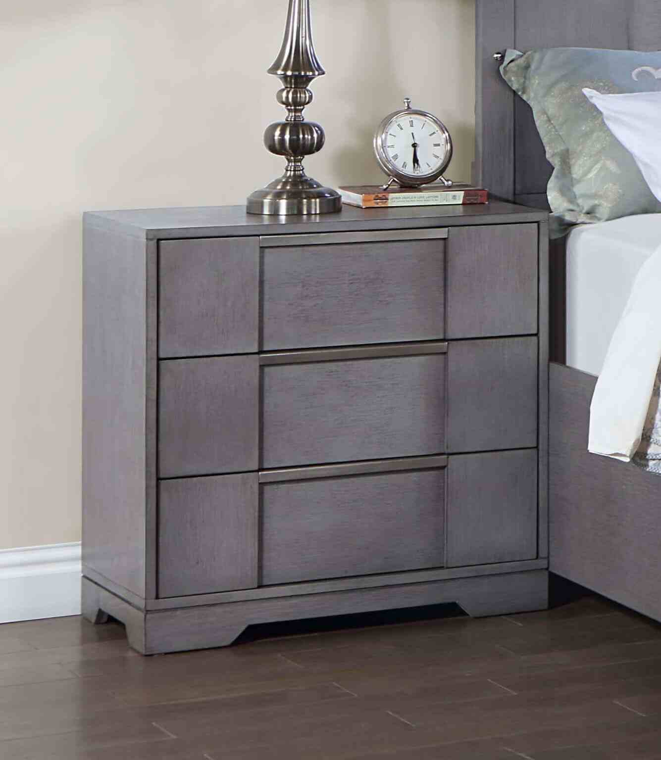 Regulus - Nightstand, Gray