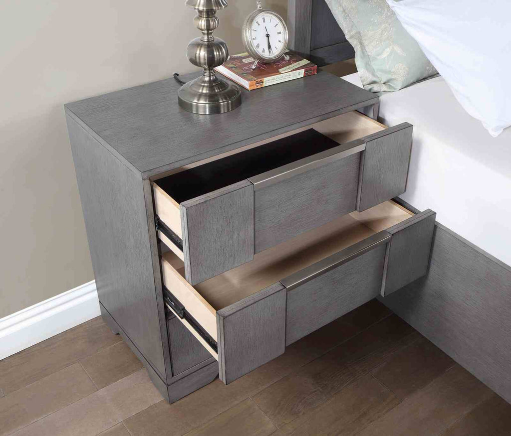 Regulus - Nightstand, Gray