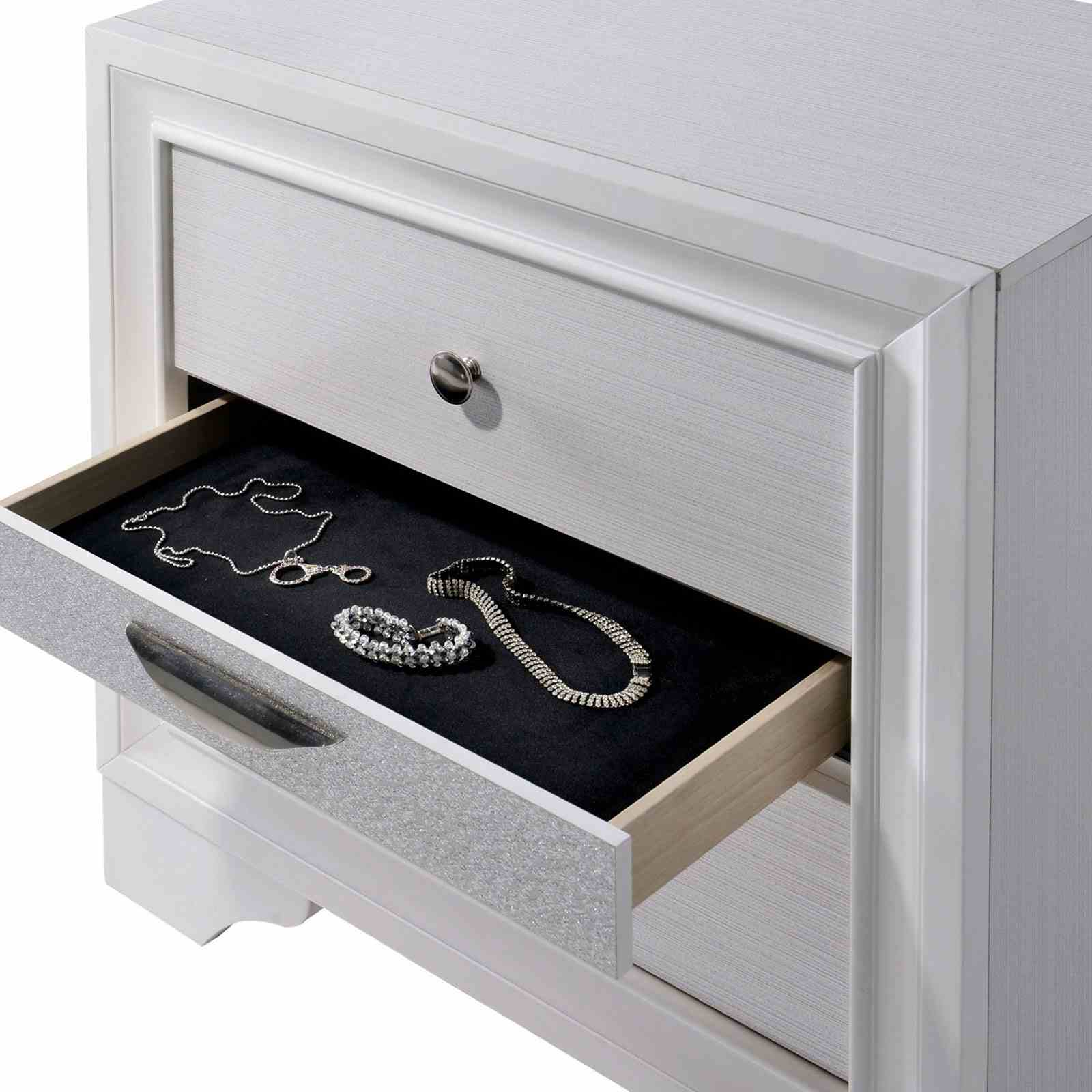 Chrissy - Nightstand, White