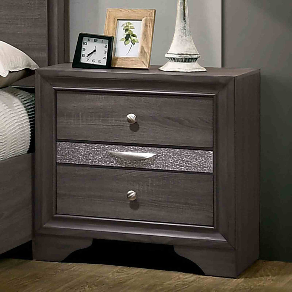 Chrissy - Nightstand, Gray