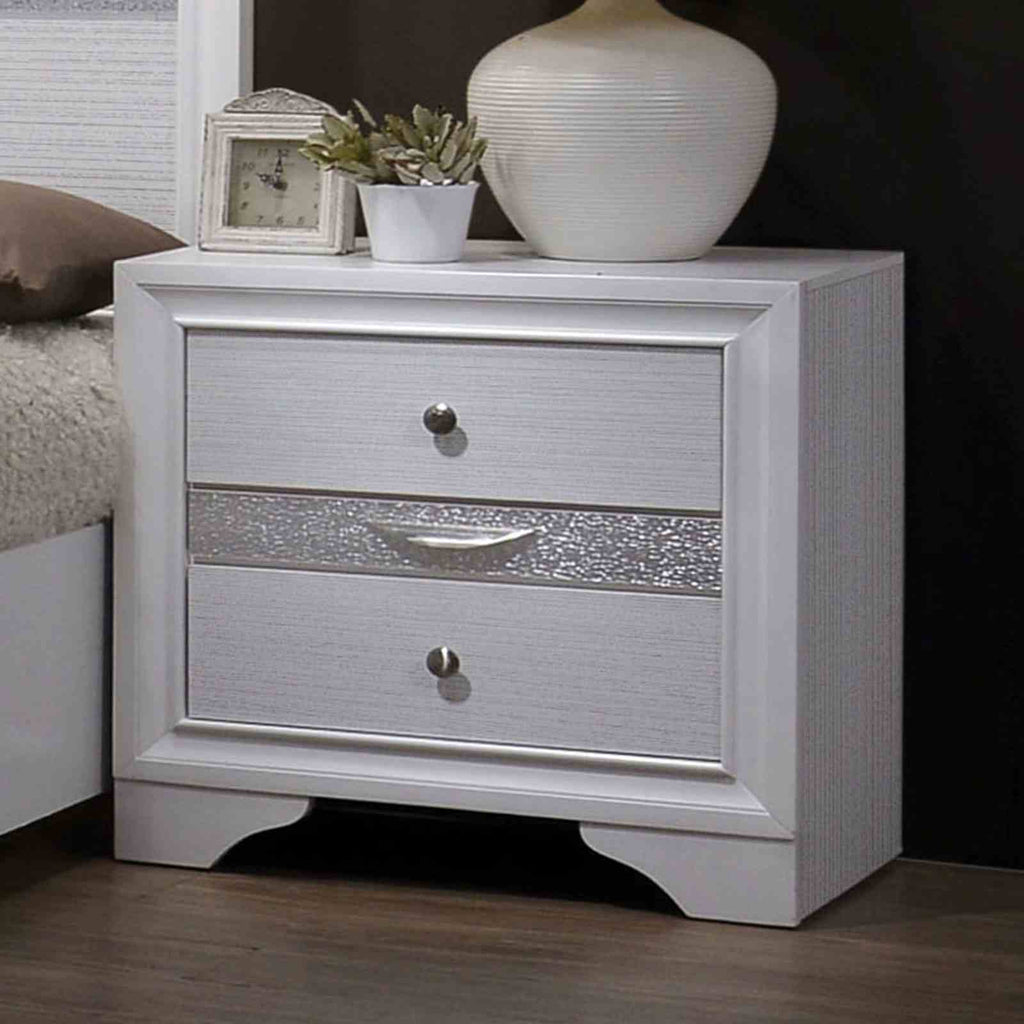 Chrissy - Nightstand, White
