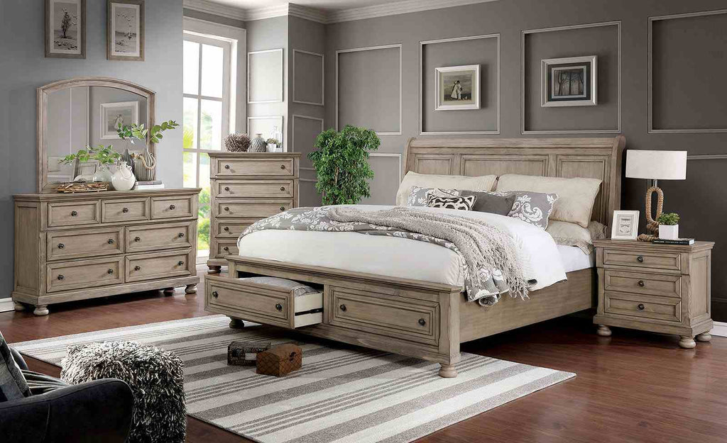Wells - 4 Pc. Queen Bedroom Set w/ Chest