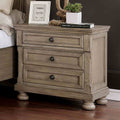 Wells - Nightstand w/ USB, Gray