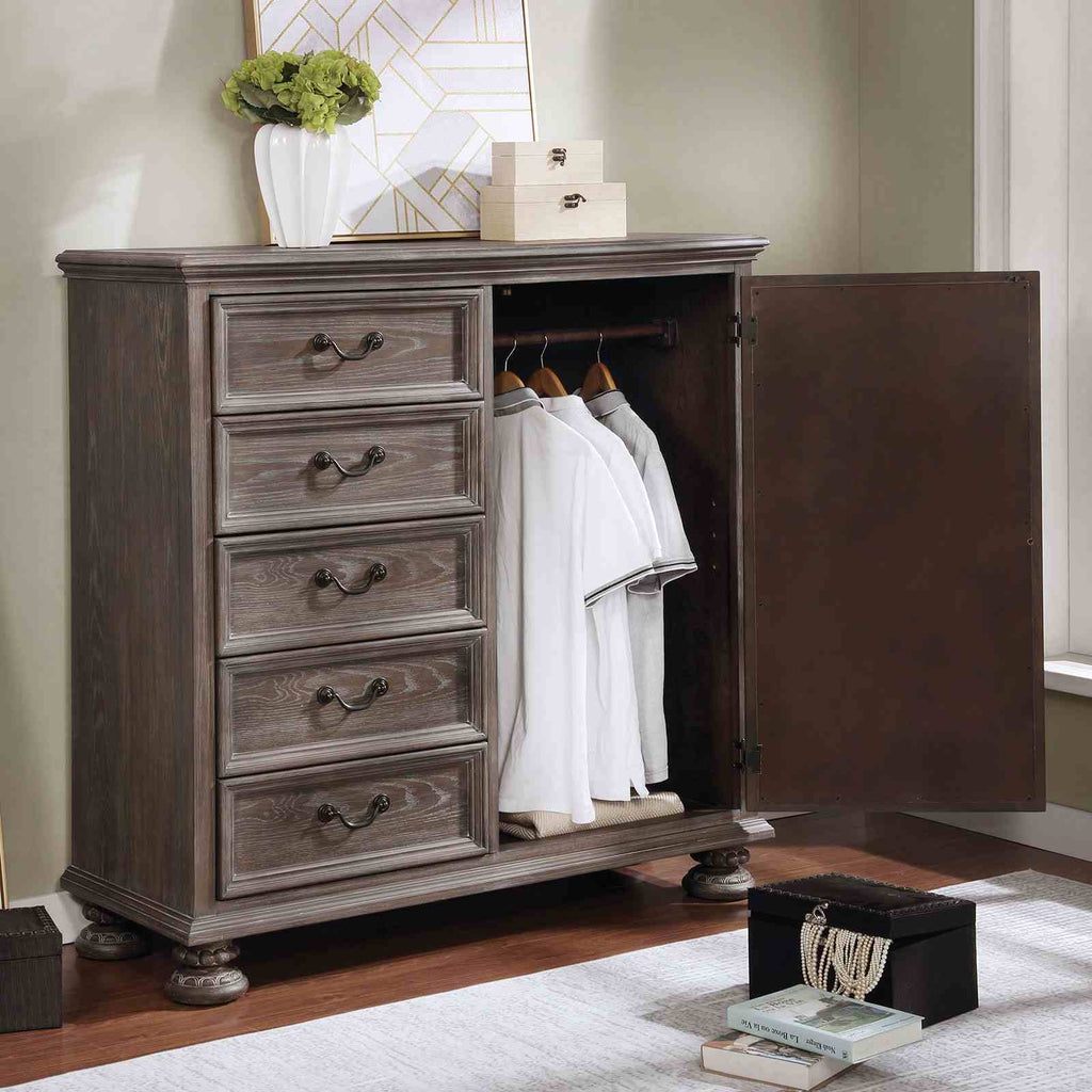 Lysandra - Armoire, Rustic Natural