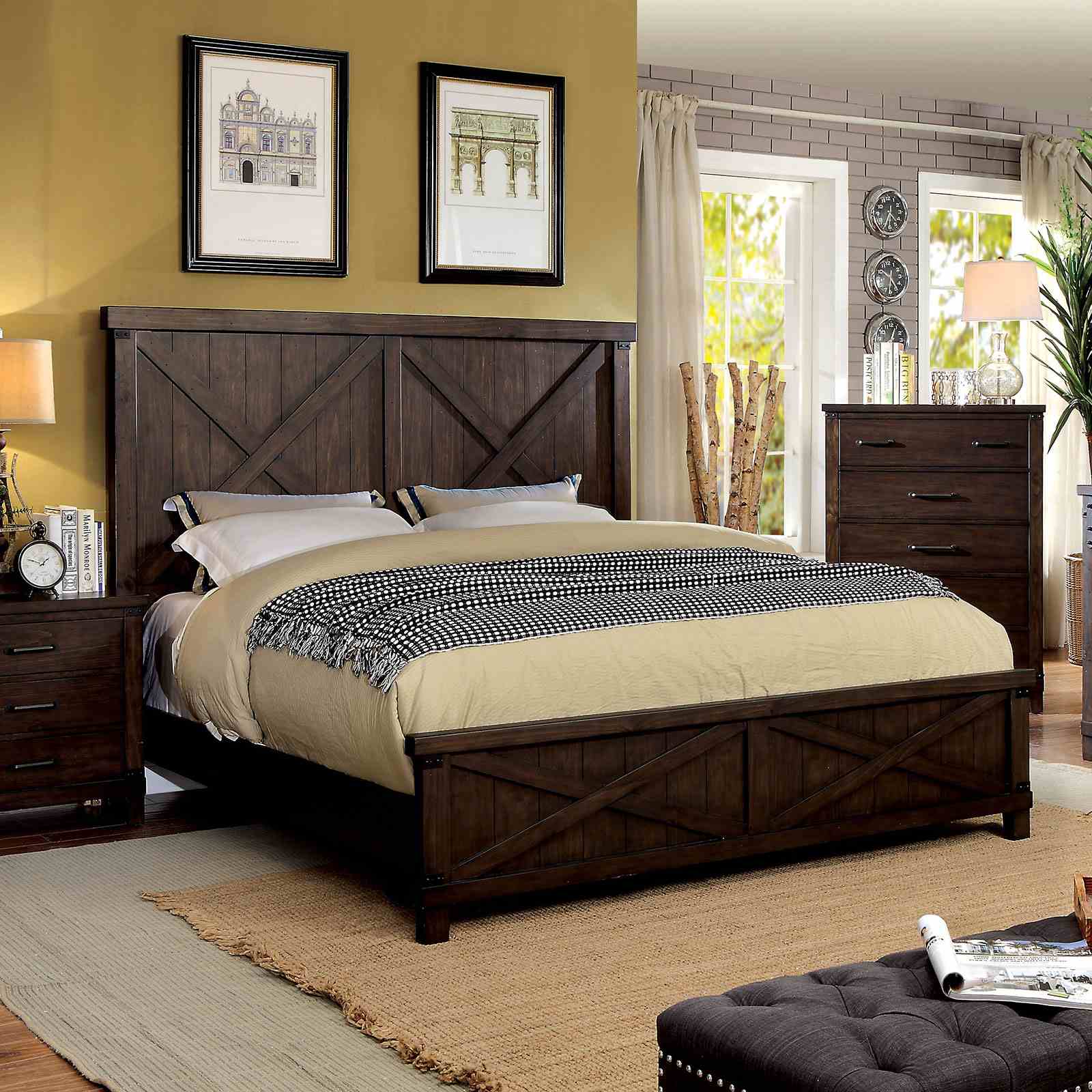 Bianca - Nightstand, Dark Walnut