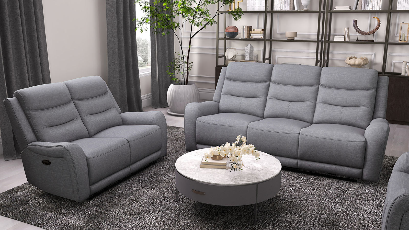 Matthias - Sofa, Gray