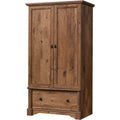 FarmHome  1 Drawer Storage Cabinet Armoire Oak - Made in USA