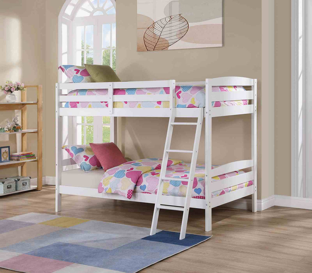 Candice - Twin/Twin Bunk Bed, White