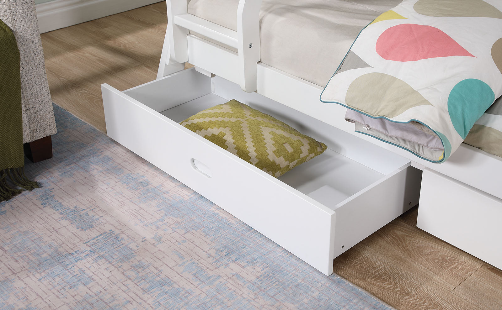 Emilee - Twin/Full Bunk Bed, White