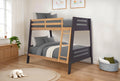 Kallen Bunk Bed - Mauve/Oak