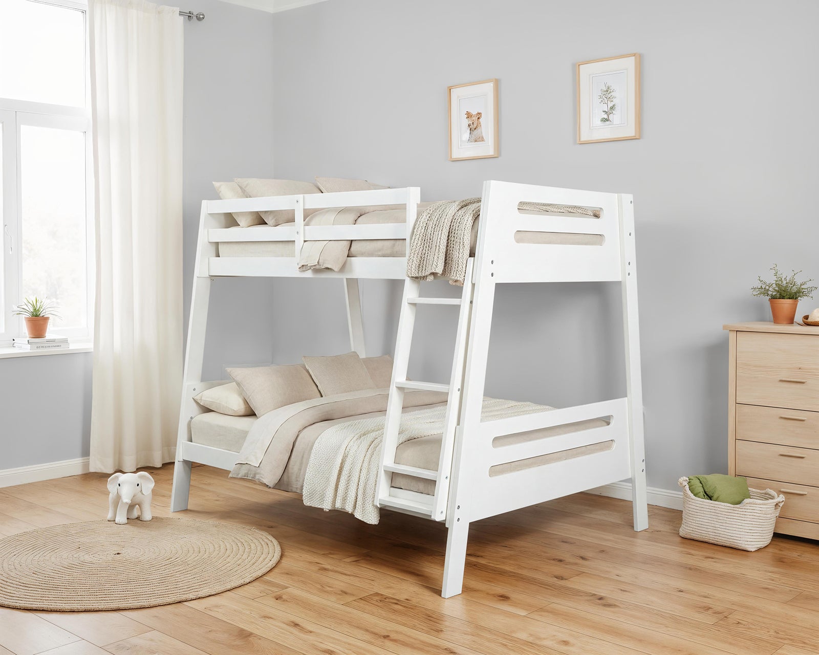 Kallen Bunk Bed - White