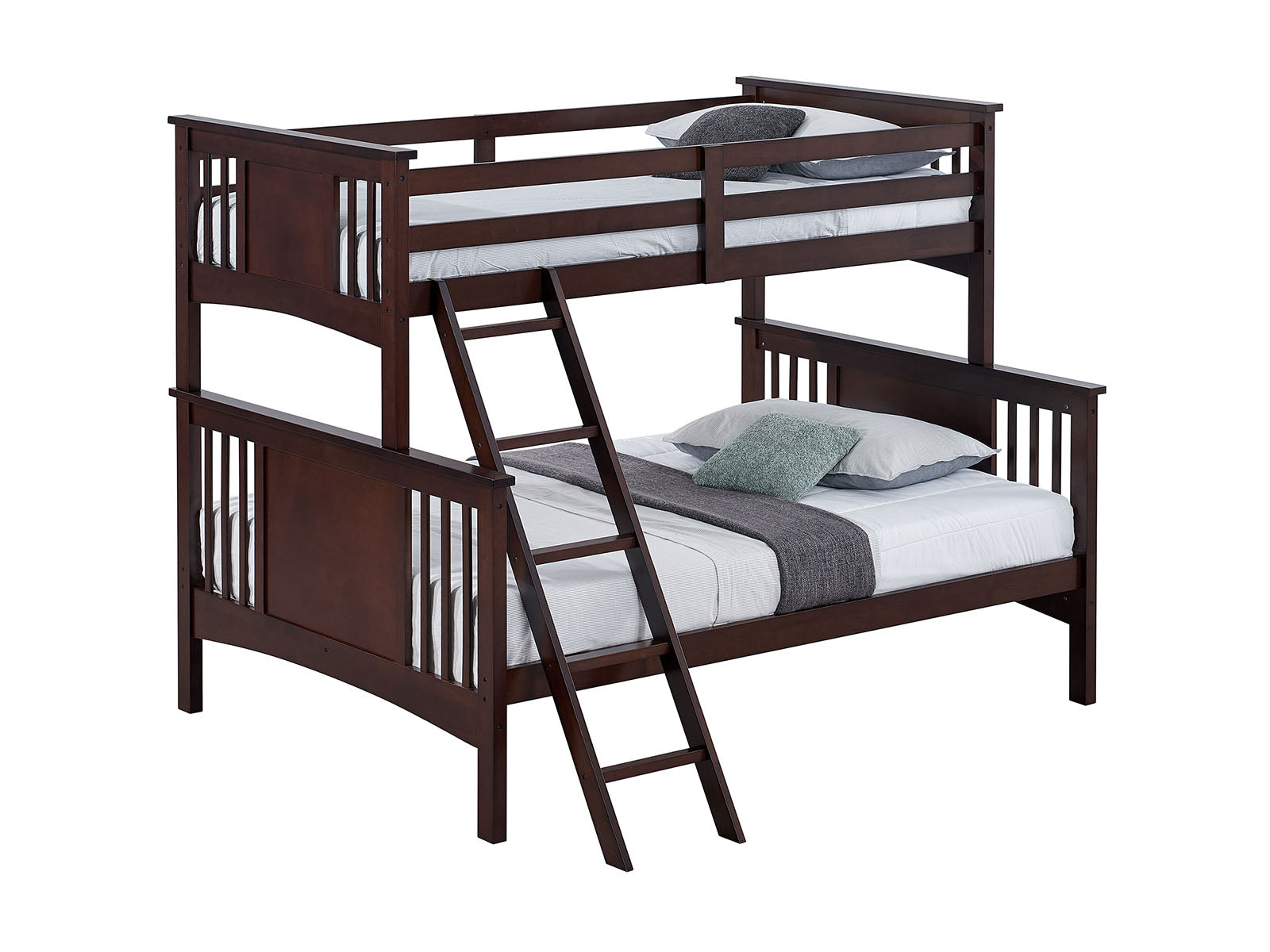 Spring Creek Bunk Bed, Dark Walnut, detail