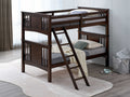 Spring Creek Bunk Bed, Twin/Twin, Dark Walnut
