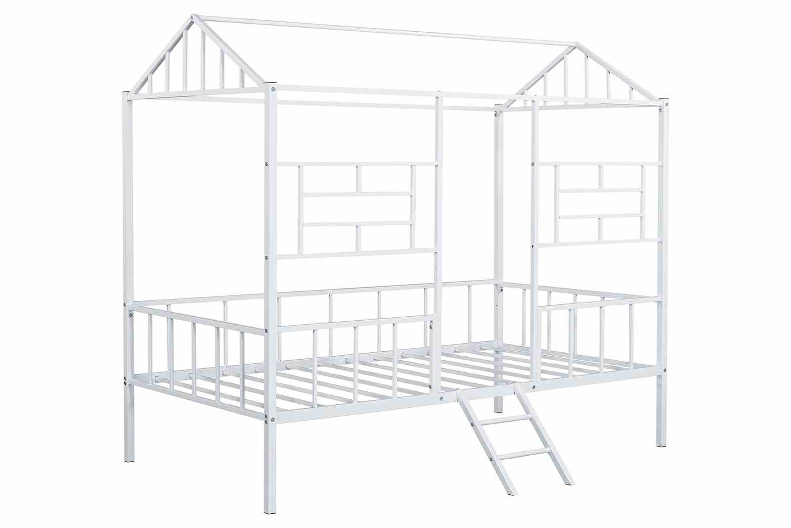 Rhonda - Twin Loft Bed (K/D), White