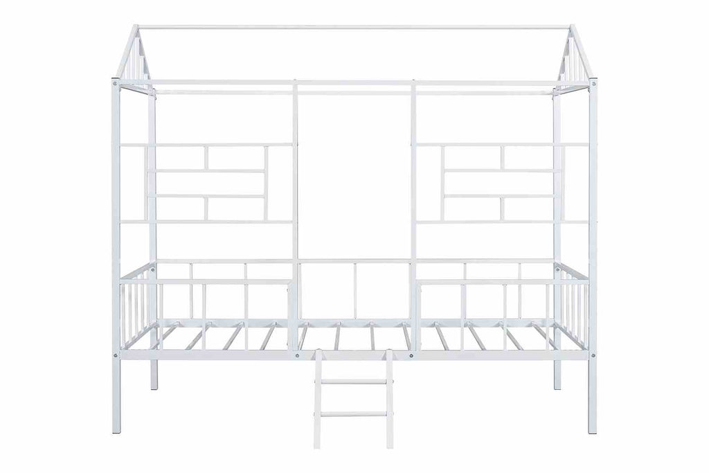 Rhonda - Twin Loft Bed (K/D), White