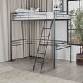 Myles - Twin Loft Bed (K/D), Black