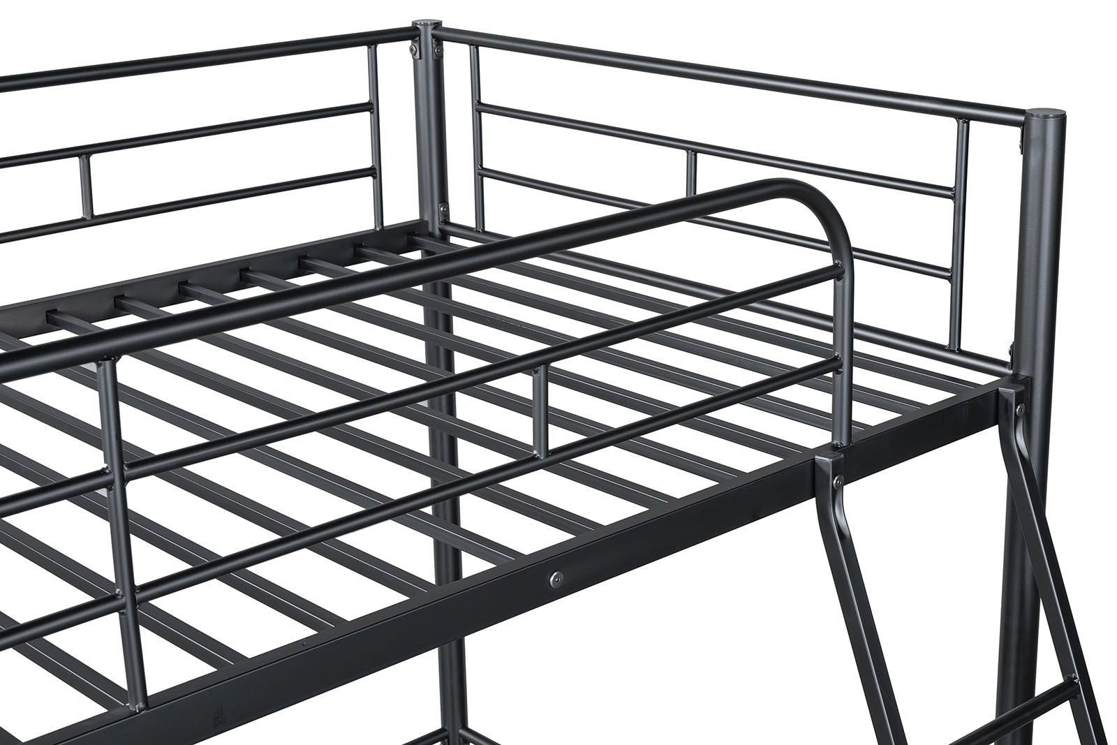 Myles - Twin Loft Bed (K/D), Black
