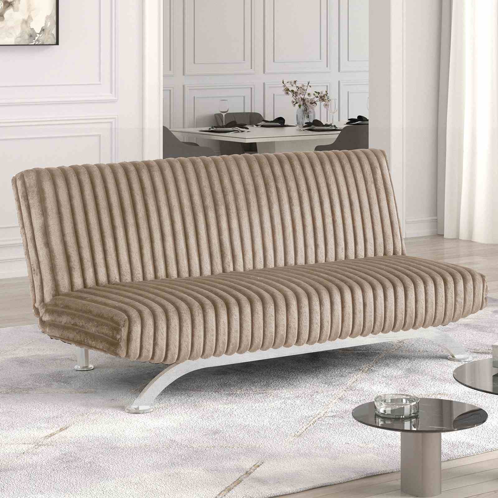 Villeneuve Futon Sofa Bed, Taupe