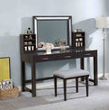 Stephanie - Vanity w/ Stool, Gray