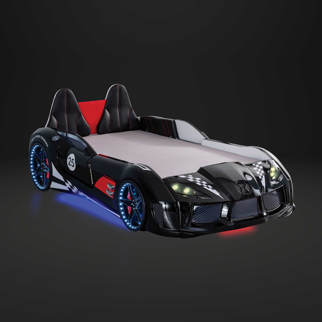 Trackster - Twin Car Bed, Black