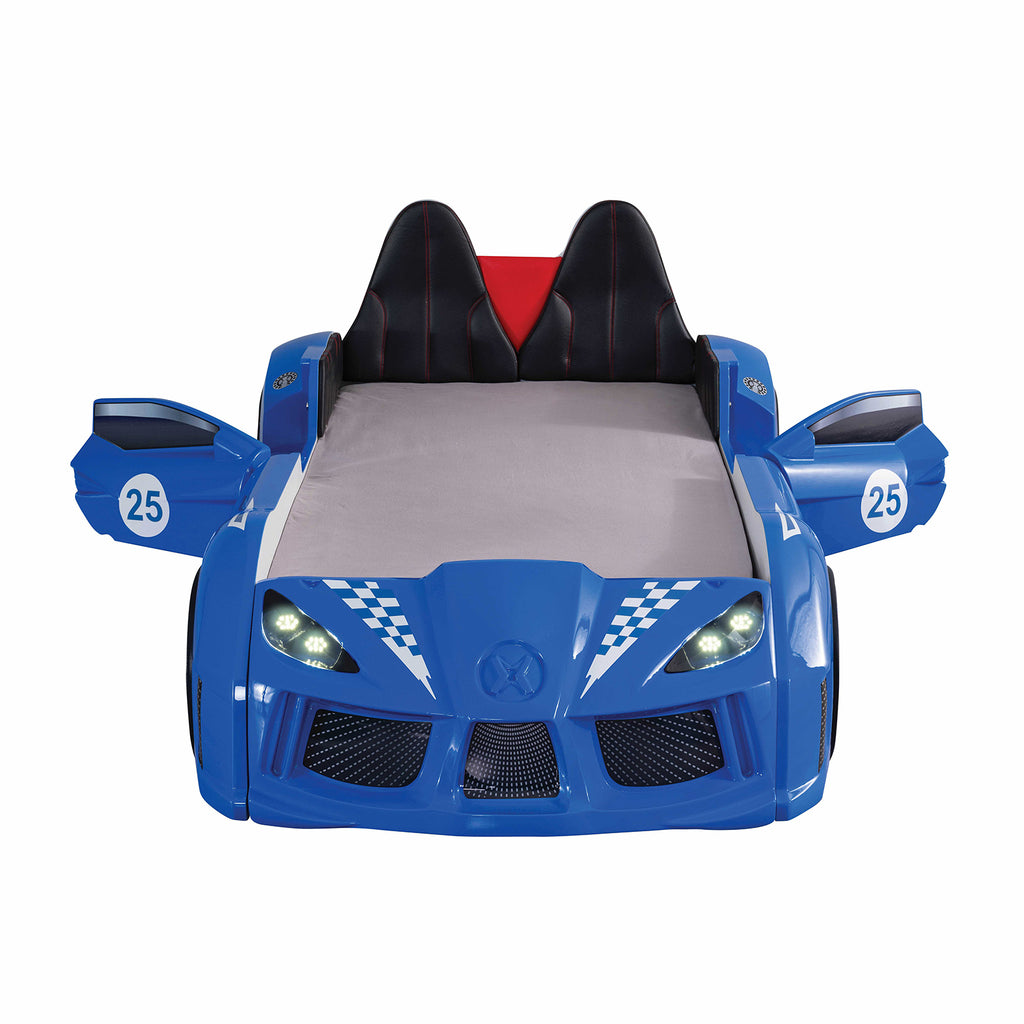 Trackster - Twin Car Bed, Blue