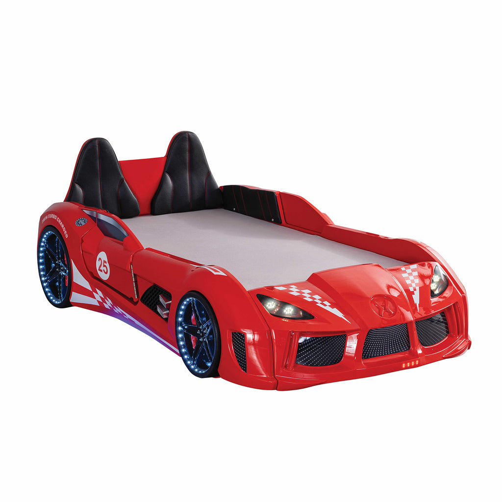 Trackster - Twin Car Bed, Red
